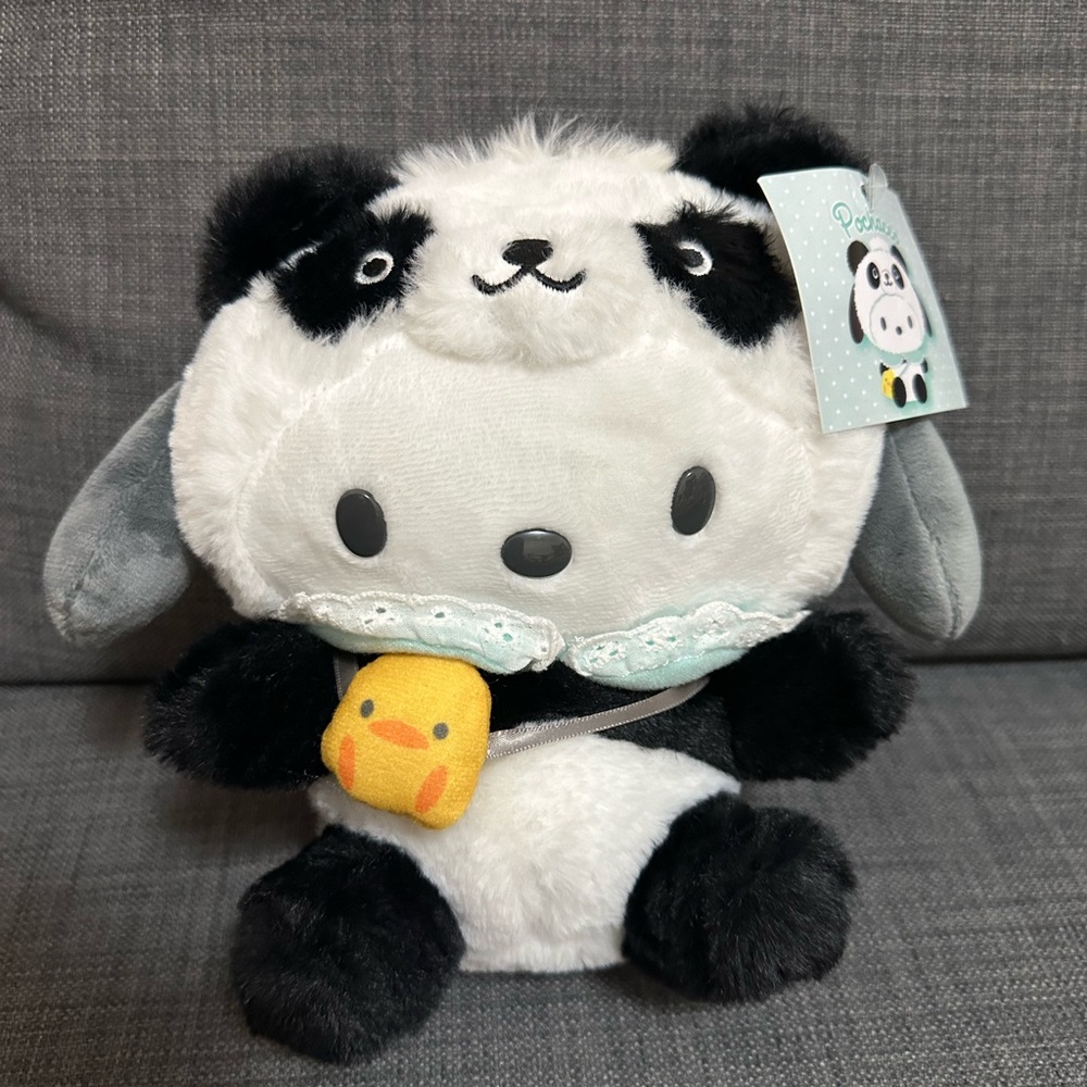 NWT Panda Plush Toy with Chick Crossbody